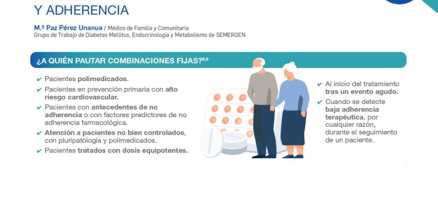 Infografía Simplificación de los  Tratamientos y Adherencia